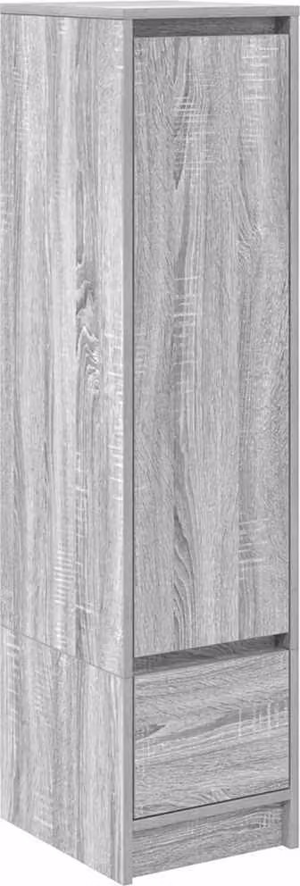 Credenza Grigio Sonoma 29,5x34x119,5 cm in Legno Multistrato