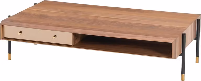 Couchtisch Wohnzimmer Holz Luxus Design Holztische braun Kaffeetisch