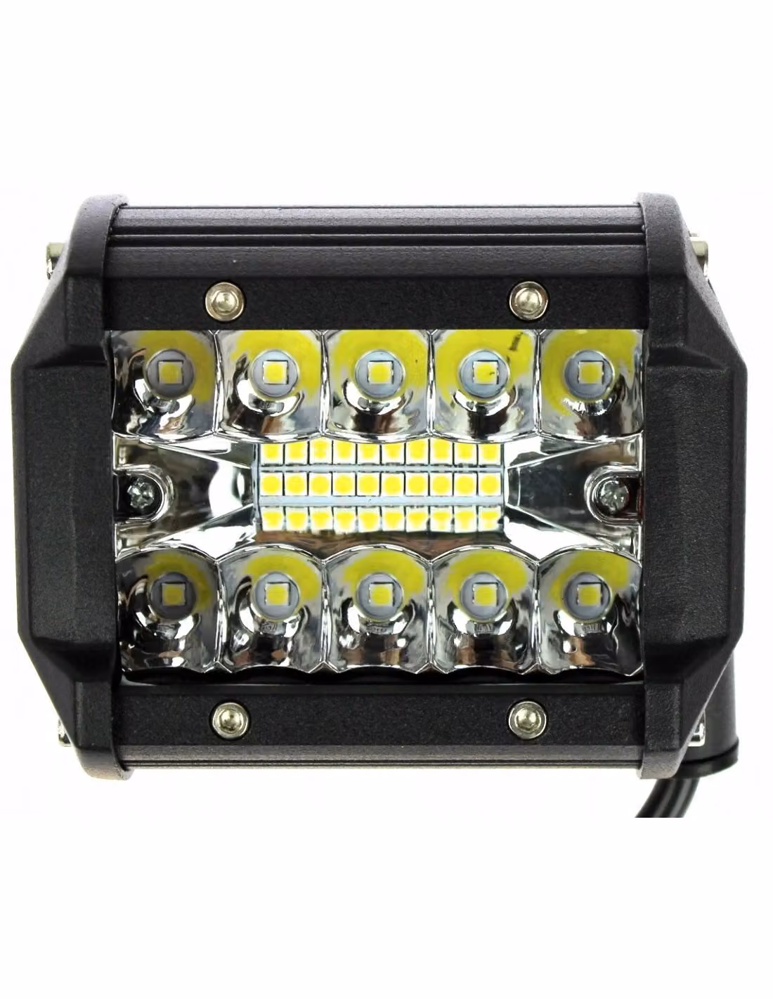 Barra illuminante a LED multifunzione, 60W, 2500 lumen, 94 mm, 12-24V, omologata ECE R10