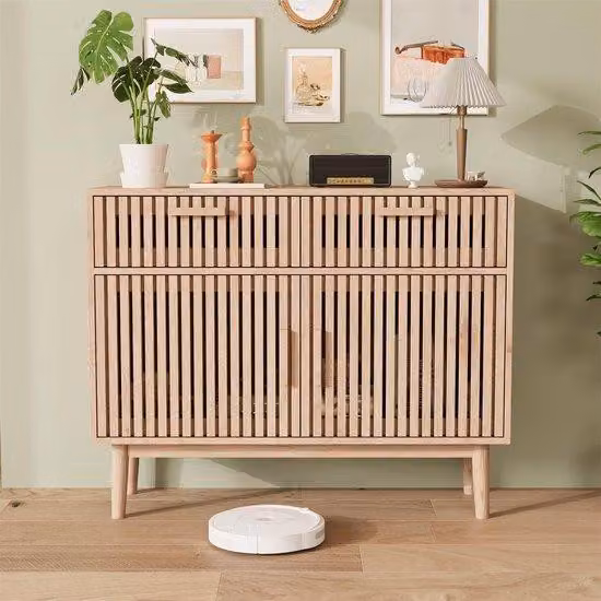 Mobile da cucina con ripiani - Credenza da sala da pranzo per riporre oggetti e arredare - Architettura unica e organica