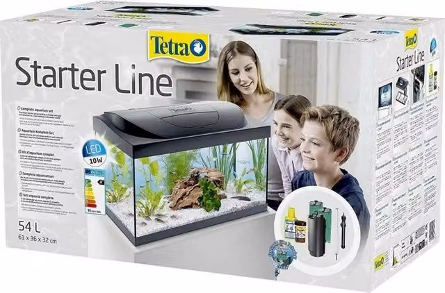 Tetra Starter Line LED 54L cm61x35x31h - acquario completo per un rapido avvio