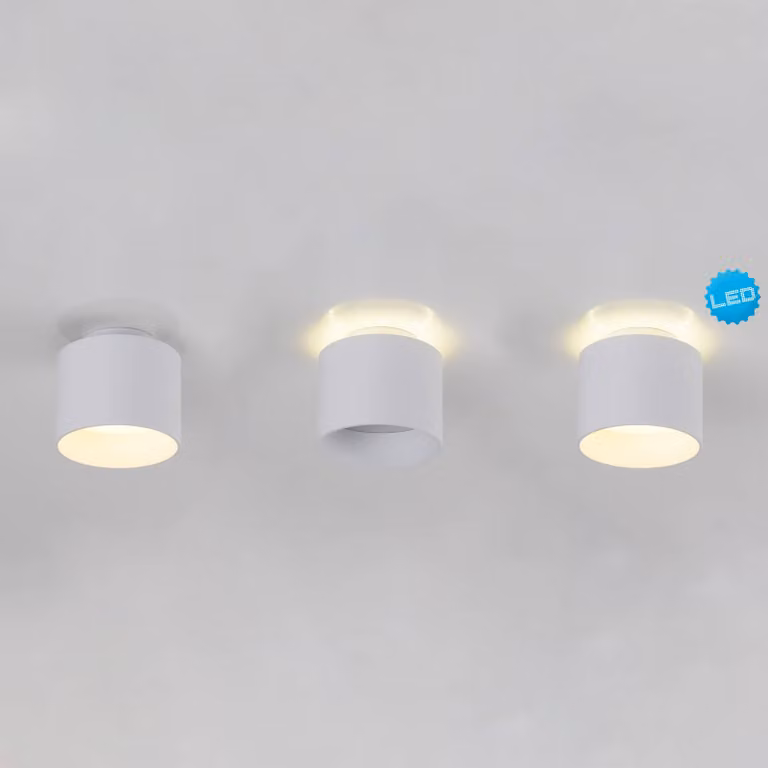 Näve Plafoniera a LED Trimes, dimmerabile, Bianco / Opale, Soggiorno / Sala da pranzo, Plastica, Plafoniera LED