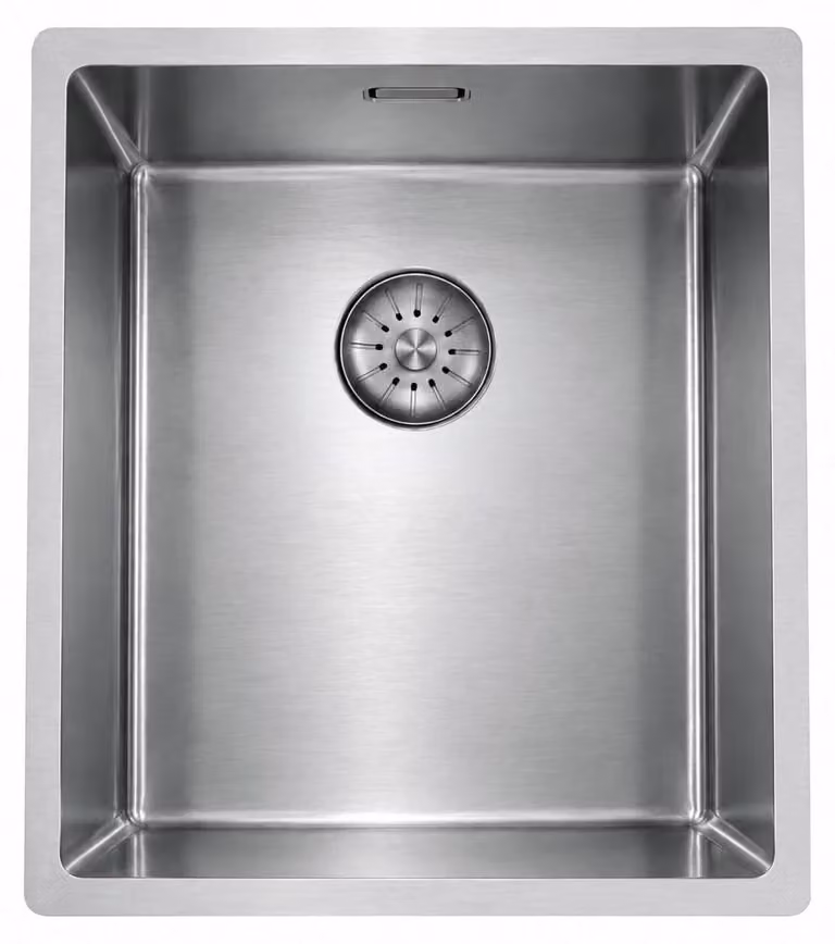 Lavello Pure.Sink Comfort in acciaio inossidabile 34x40 cm, da incasso, a filo piano e da appoggio PCM3440-02