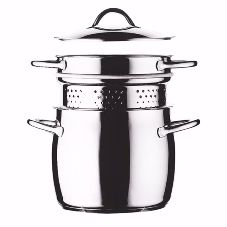Spaghettiera in acciaio inox per induzione linea 1950, 22cm