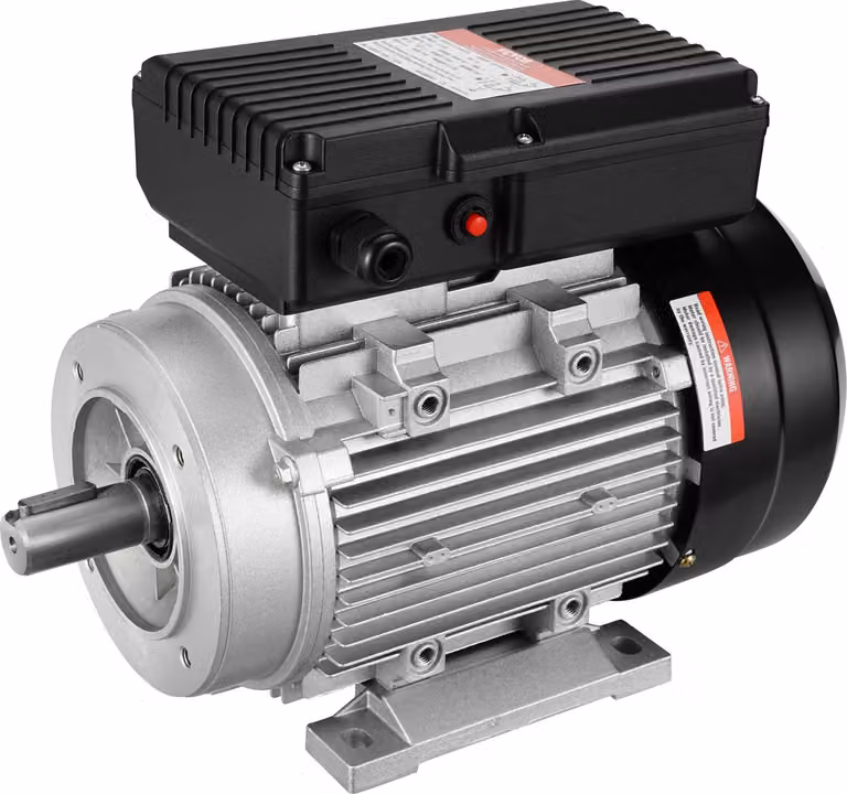 motore elettrico da 1,1 kW a 2800 giri/min AC 220-240V 7,1A monofase Albero scanalato da 24 mm