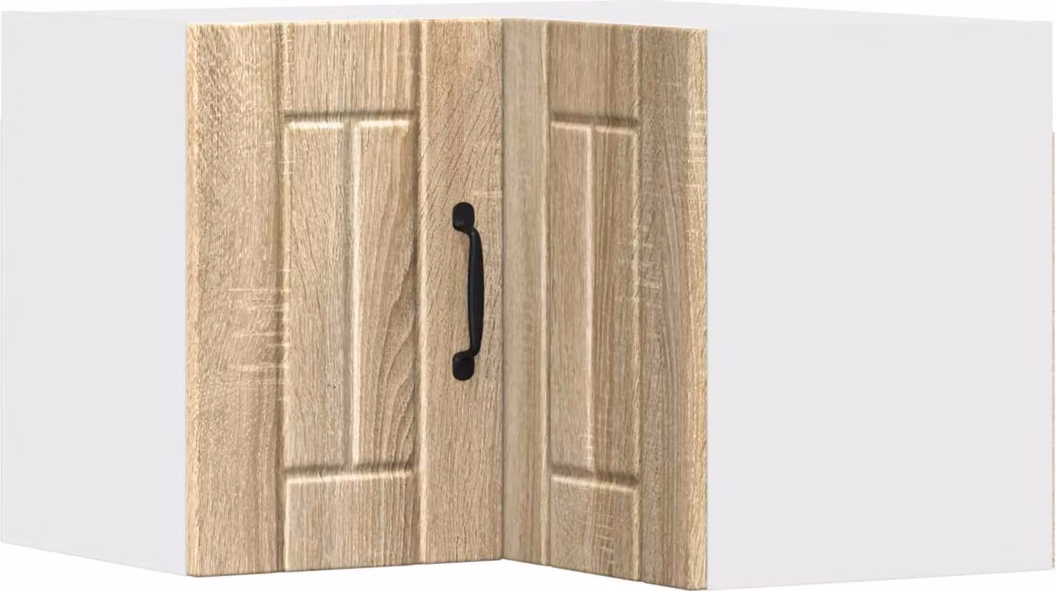 Mobile angolare per parete LUCCA Rovere Sonoma 57 x 57 x 40 cm