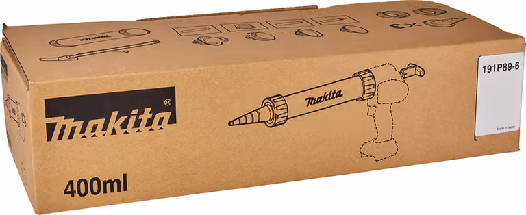 Makita 400 ml cartuccia / porta sacchetto tubolare 400 ml