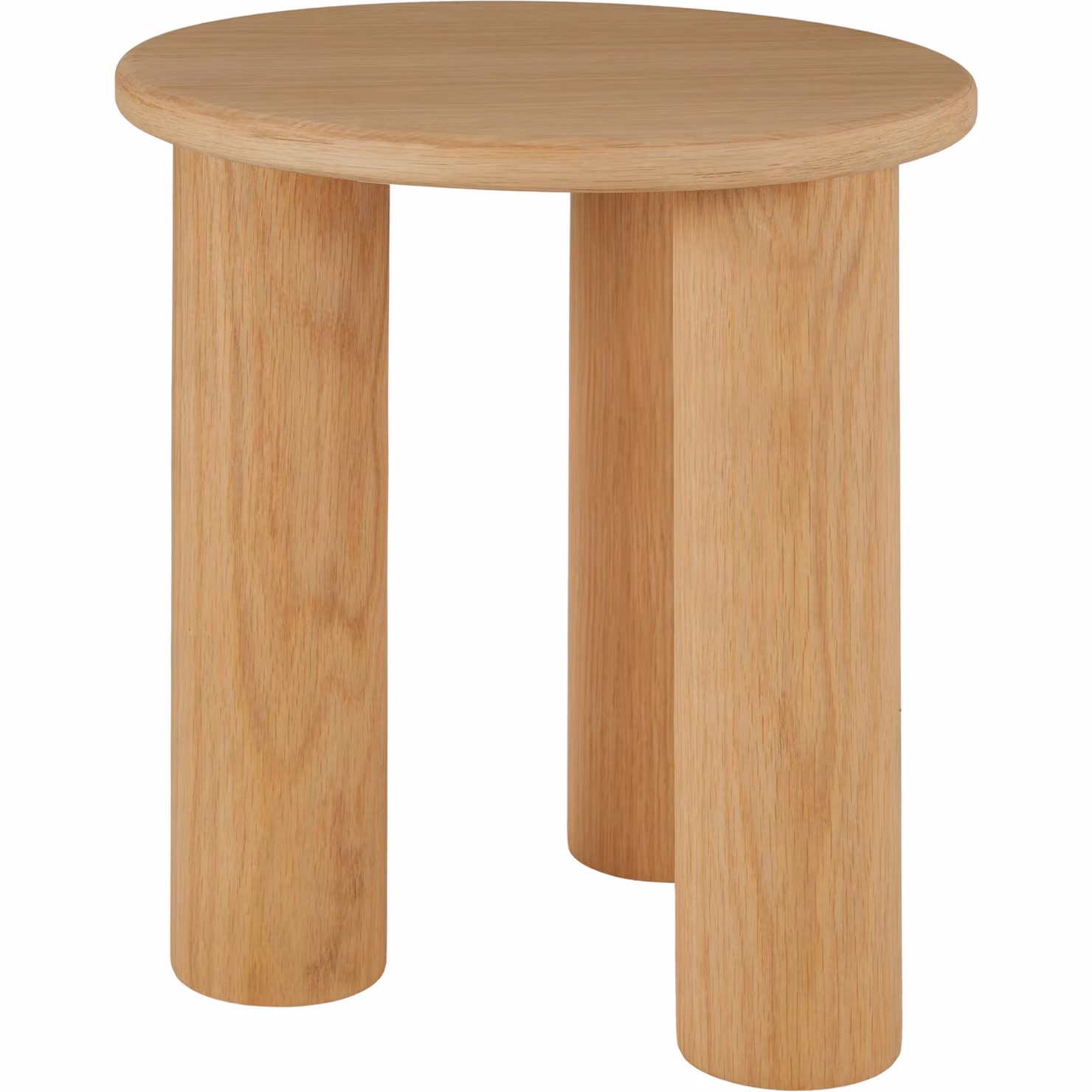 Tavolino rotondo design tectake in legno e MDF, colore beige e marrone, L/P/H: 45.5 x 40 x 40 cm – 3
