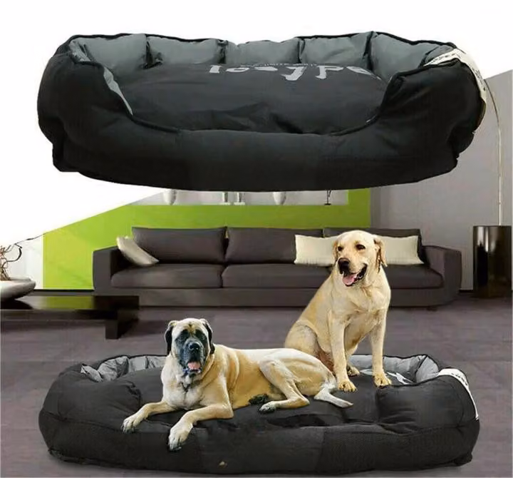 Cuccia per cani - Divano ortopedico - Impermeabile e lavabile - Taglia XL (105 x 80 cm) - Robusta e resistente - Colore: nero