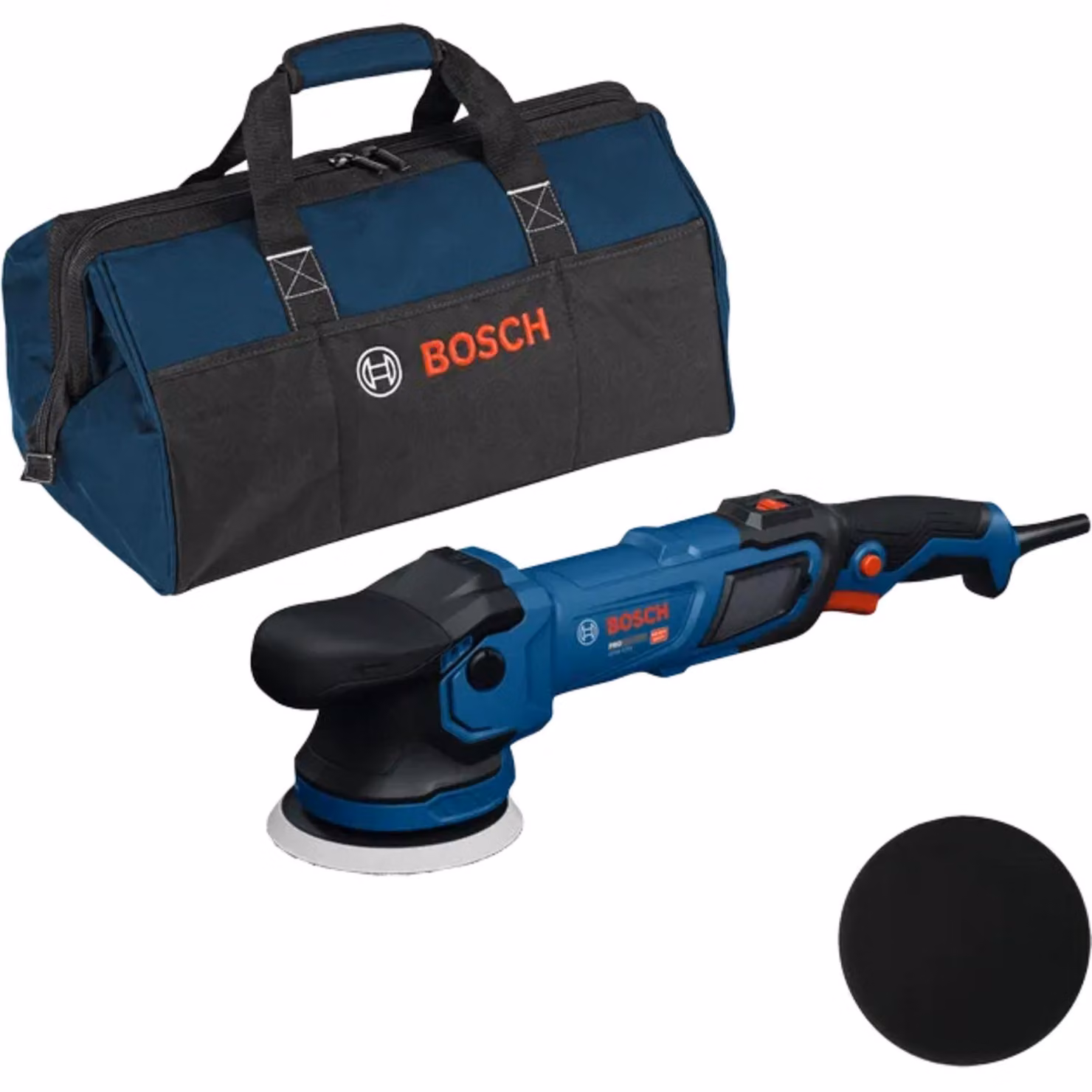 Lucidatrice Bosch GPX9-125S, spugna da 130 mm, borsa porta attrezzi Bosch Professional
