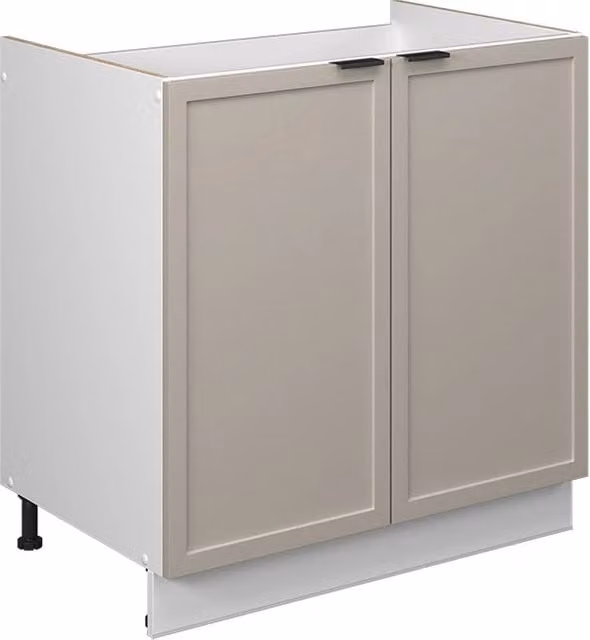 Mobile lavello cucina Fame-Line Vicco Grigio Beige Bianco L: 80 cm – 1