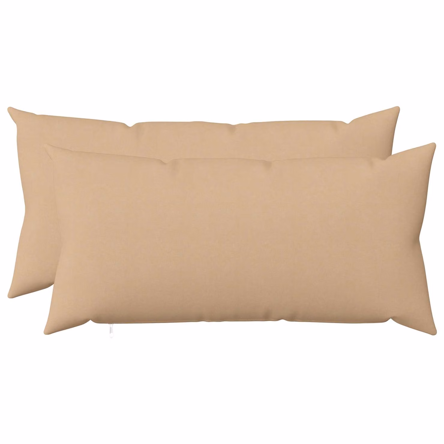 Set di 2 federe vidaXL HEERLEN beige in poliestere, L 40 cm x P 70 cm