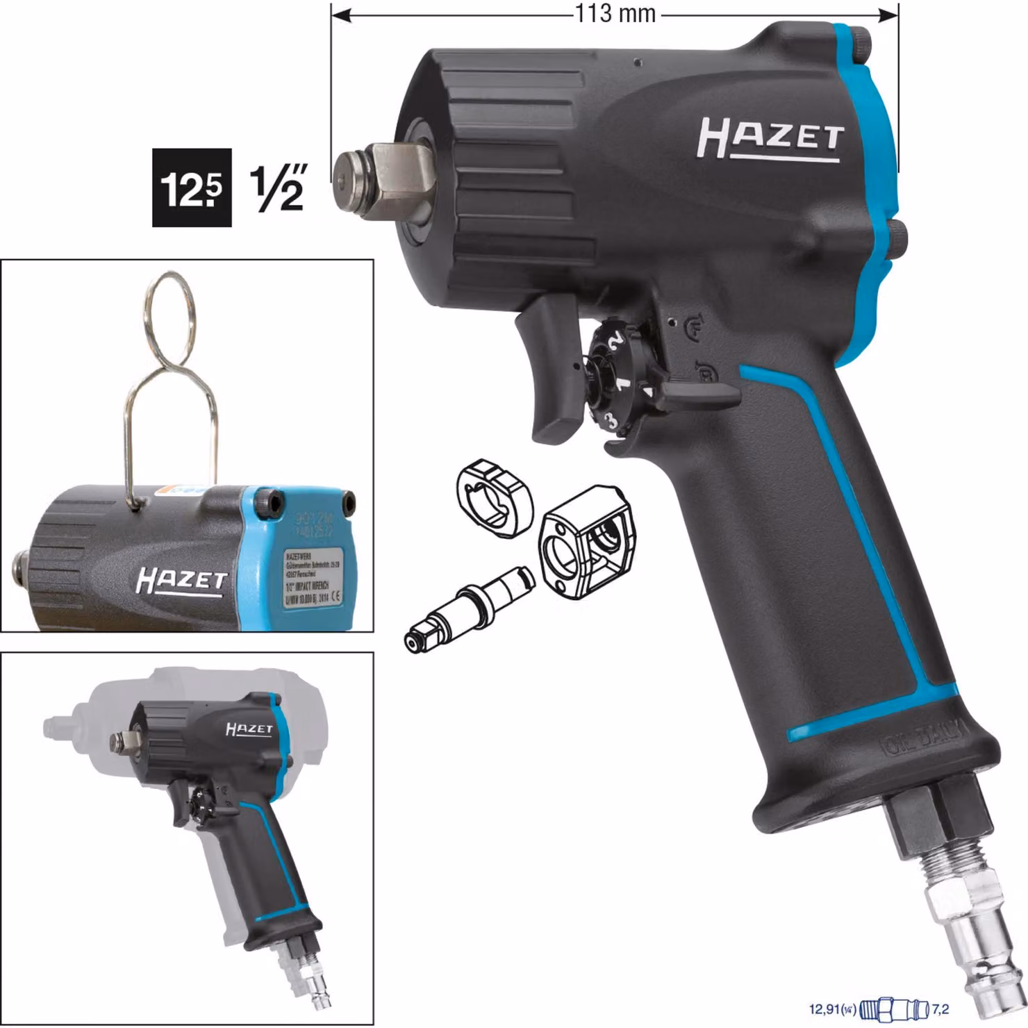 HAZET 9012M HAZET 9012M Druckluft-Schlagschrauber