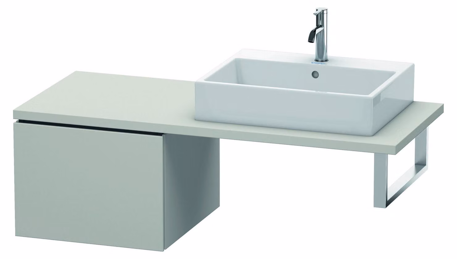 Duravit L-Cube Meuble bas pour console, 1 tiroir, 520x400x547mm, LC583200707, LC583200707