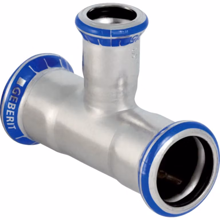 Geberit 31232 Mapress acciaio inox pezzo a T ridotto