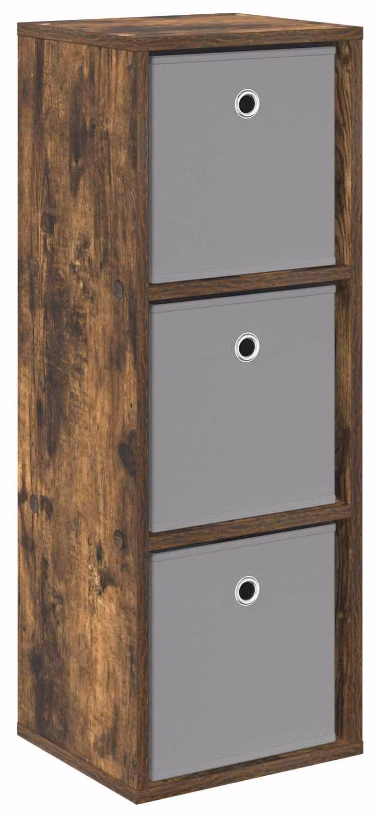 Credenza con cassetto Rovere fumé 30,5 x 27 x 84,5 cm