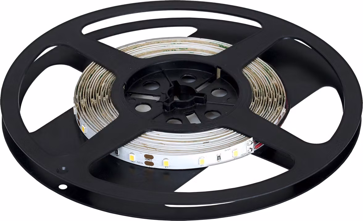 SEKRO Striscia LED 9,6W/m NW colore neutro, DC 12V, 60LED/m, CRI>80, IP56, silicone, 4000K, rotolo da 5 m, EDO777706 Soluzioni EDO