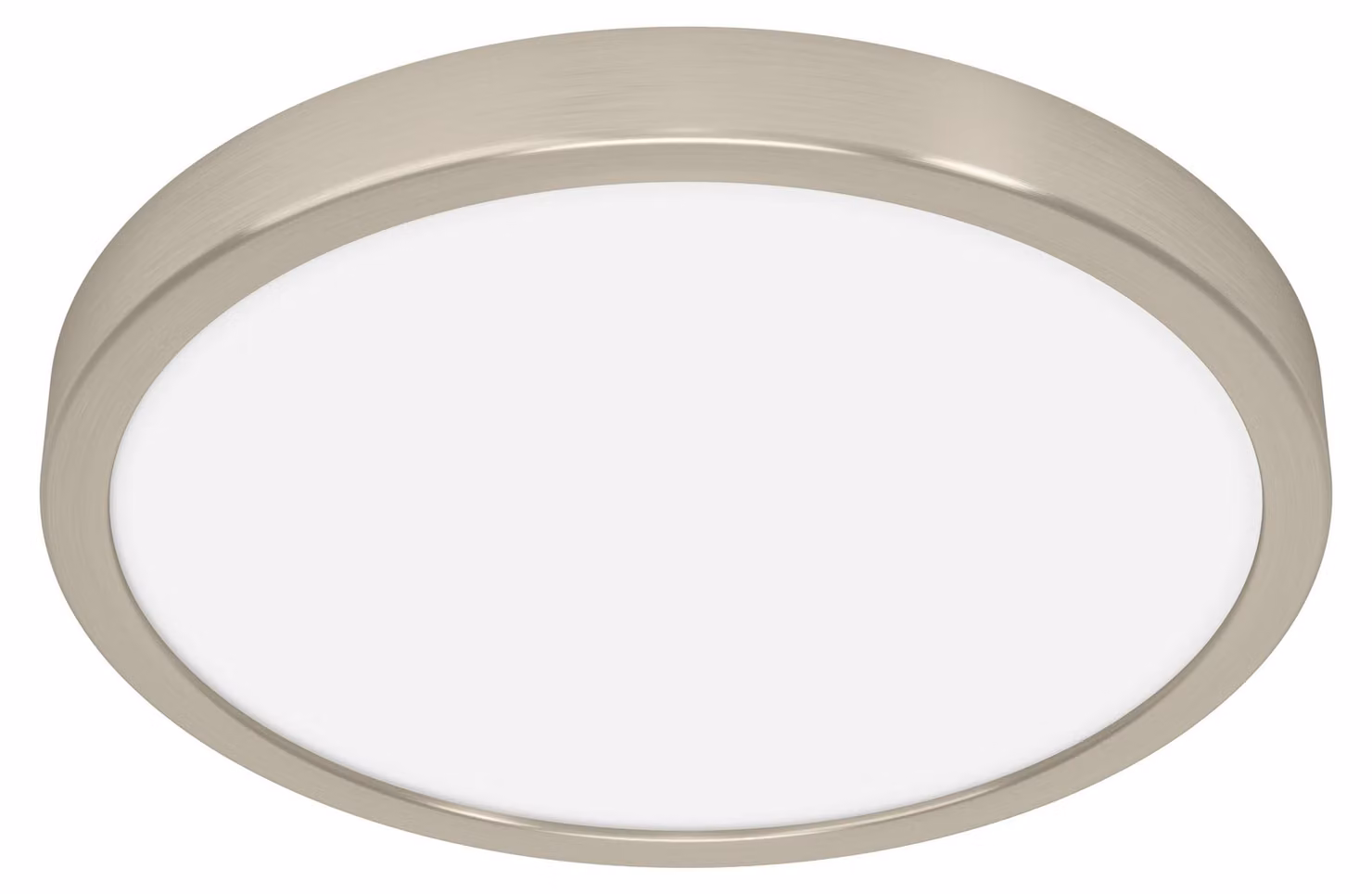 EGLO LED a soffitto Fueva 6, lampada a soffitto rotonda, lampada a plafone in metallo argentato e plastica bianca, illuminazione a soffitto bianco caldo-bianco freddo, ⌀ 28 cm