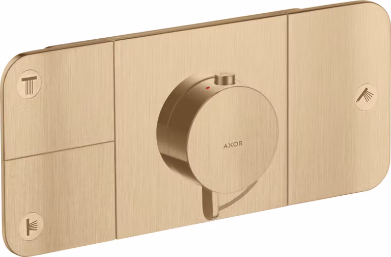 hansgrohe AXOR One Module thermostatique encastré pour 3 consommateurs, 45713140, 45713140