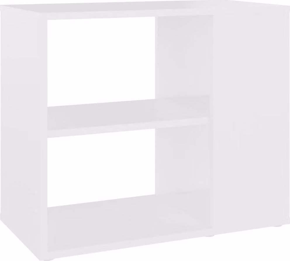 Credenza Bianca 60x30x50 cm in Legno Multistrato