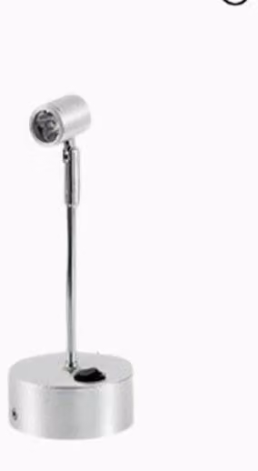 Faretti elettrici per gioielli, mini faretti a batteria, faretti direzionali per gioielli, lampade per l'esposizione di gioielli, faretti da ufficio senza fili