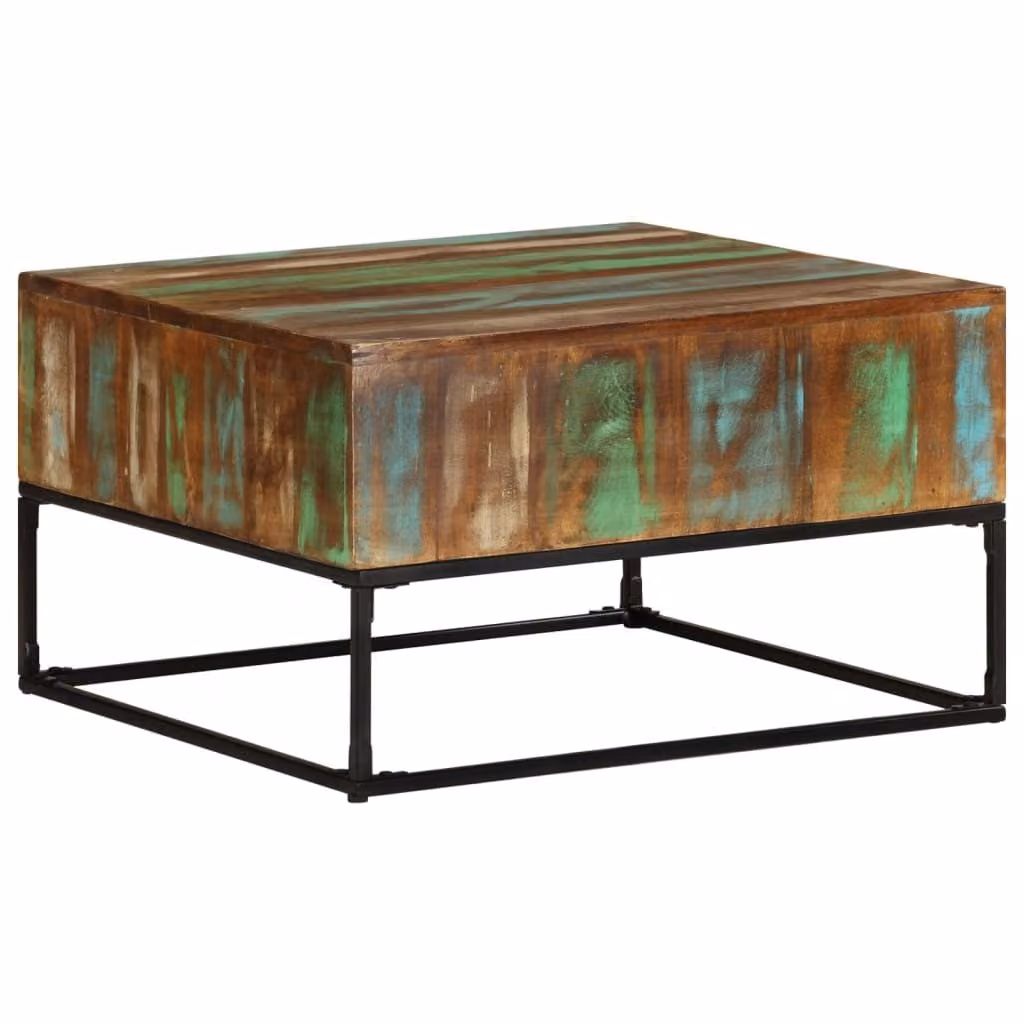 Maison Exclusive - Tavolino 68x68x41 cm, realizzato in legno massello di recupero