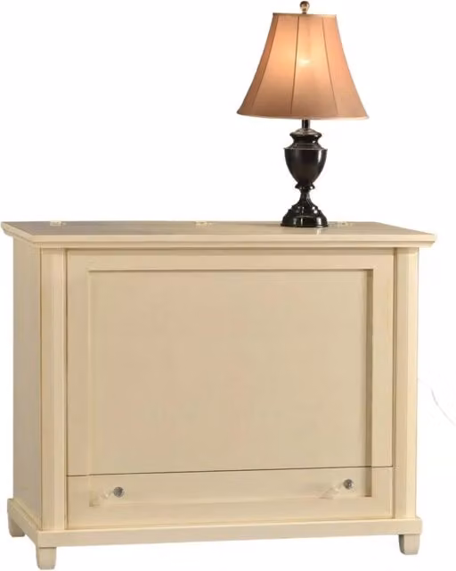 Baule in legno 1 cassetto avorio l.120 p.54 h.97