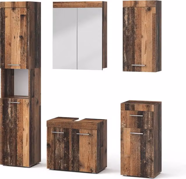 Set di mobili da bagno Luna Oldstyle 5 pezzi Vicco
