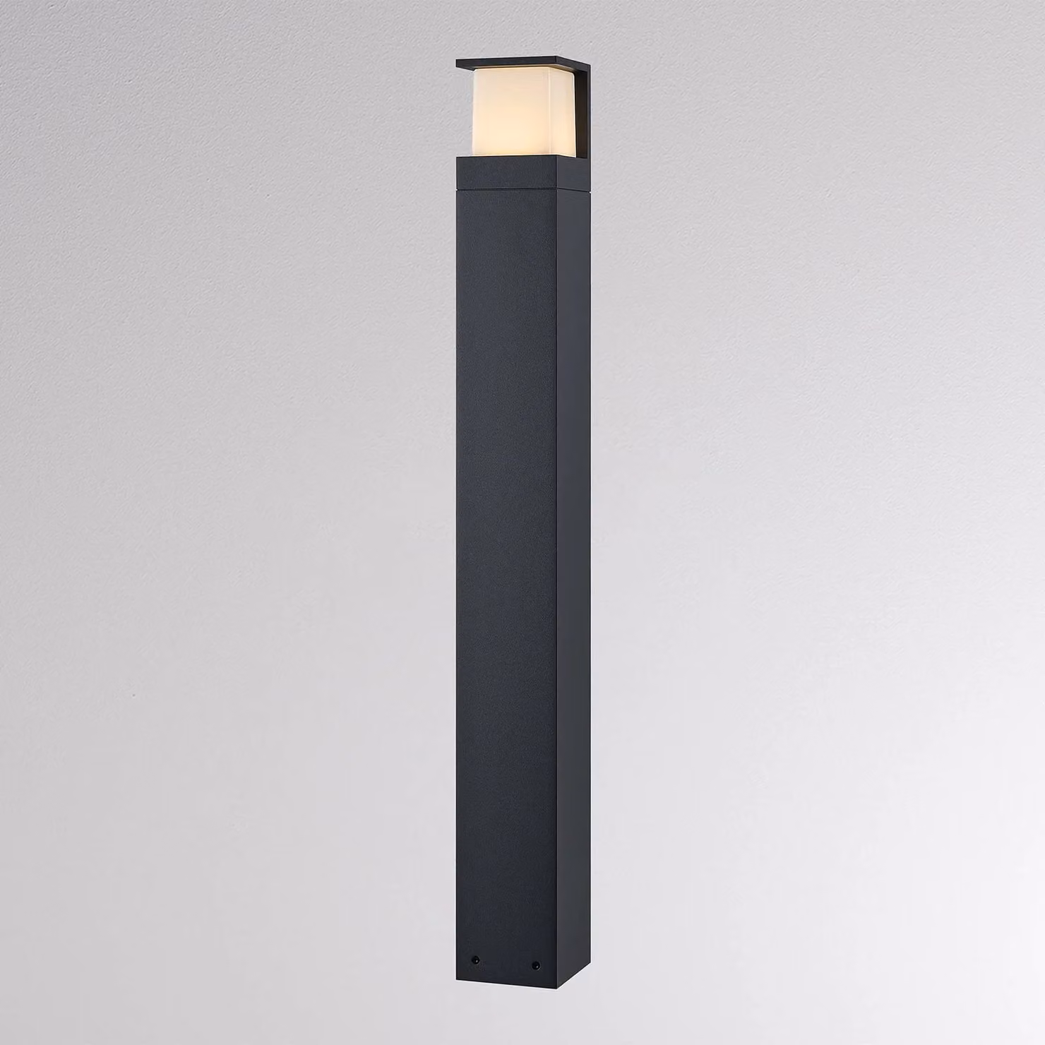 Molto Luce Lampione a LED FYNN-Y, altezza 85 cm, antracite, CCT IP65 on/off FYNN-Y, Nero, Alluminio, Moderno