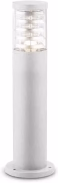 Lampada da terra Ideal-Lux Tronco Pt1 Bianco per giardino e terrazzo, H 40.5 cm