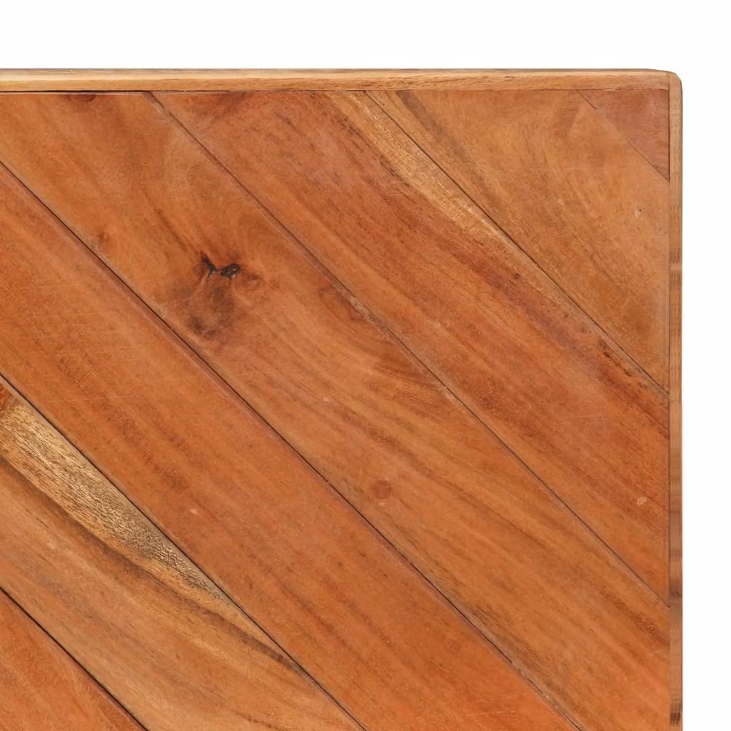 vidaXL Tavolo da pranzo 120x60x76 cm in legno massiccio di acacia e mango