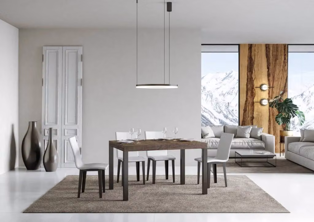 Tavolo Allungabile Everyday Premium GIORDANOSHOP Colore Noce L/P/H: 140/244 x 90 x 77 cm – 2