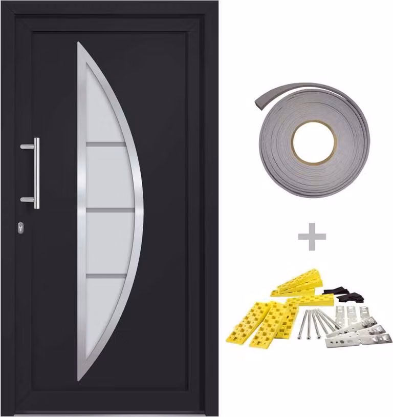 Porta di Ingresso Antracite 98x190 cm
