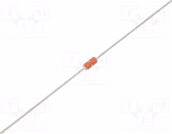 2 termistori NTC da 10kΩ, montaggio a foro passante (THT), modello 3435K, range di temperatura -40÷250°C, tolleranza 1%, codice TTDO-10KC8-3, per misurazioni di temperatura