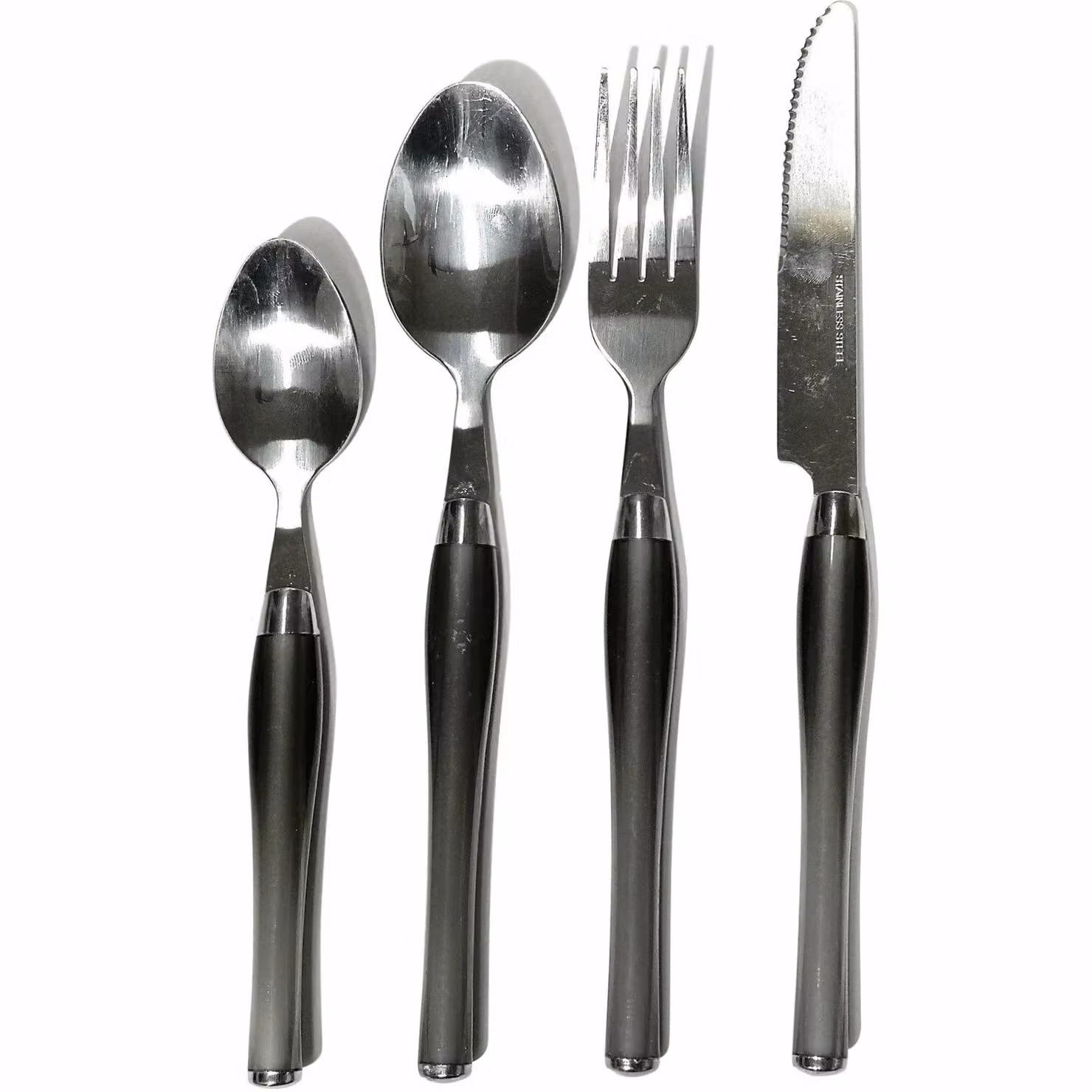Servizio posate Sharon Gusto Casa in acciaio inox grigio, 24 pezzi – 2