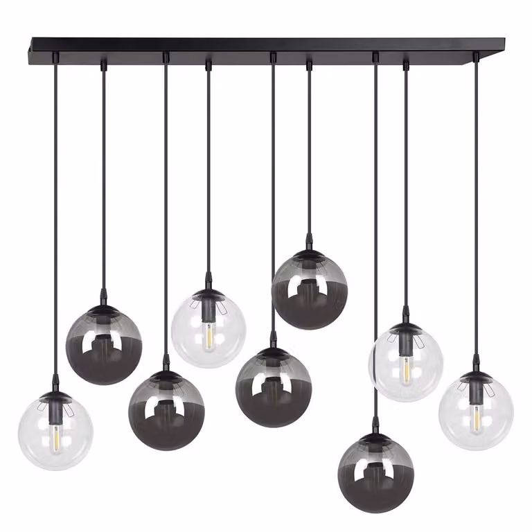Lampadario Emibig 9xE14 40W COSMO 9 BL/MIXB 714/9M2