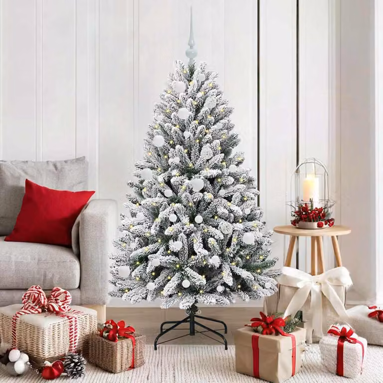 Maison Exclusive - Albero di Natale artificiale, altezza 150 cm, 150 luci, luce bianca calda
