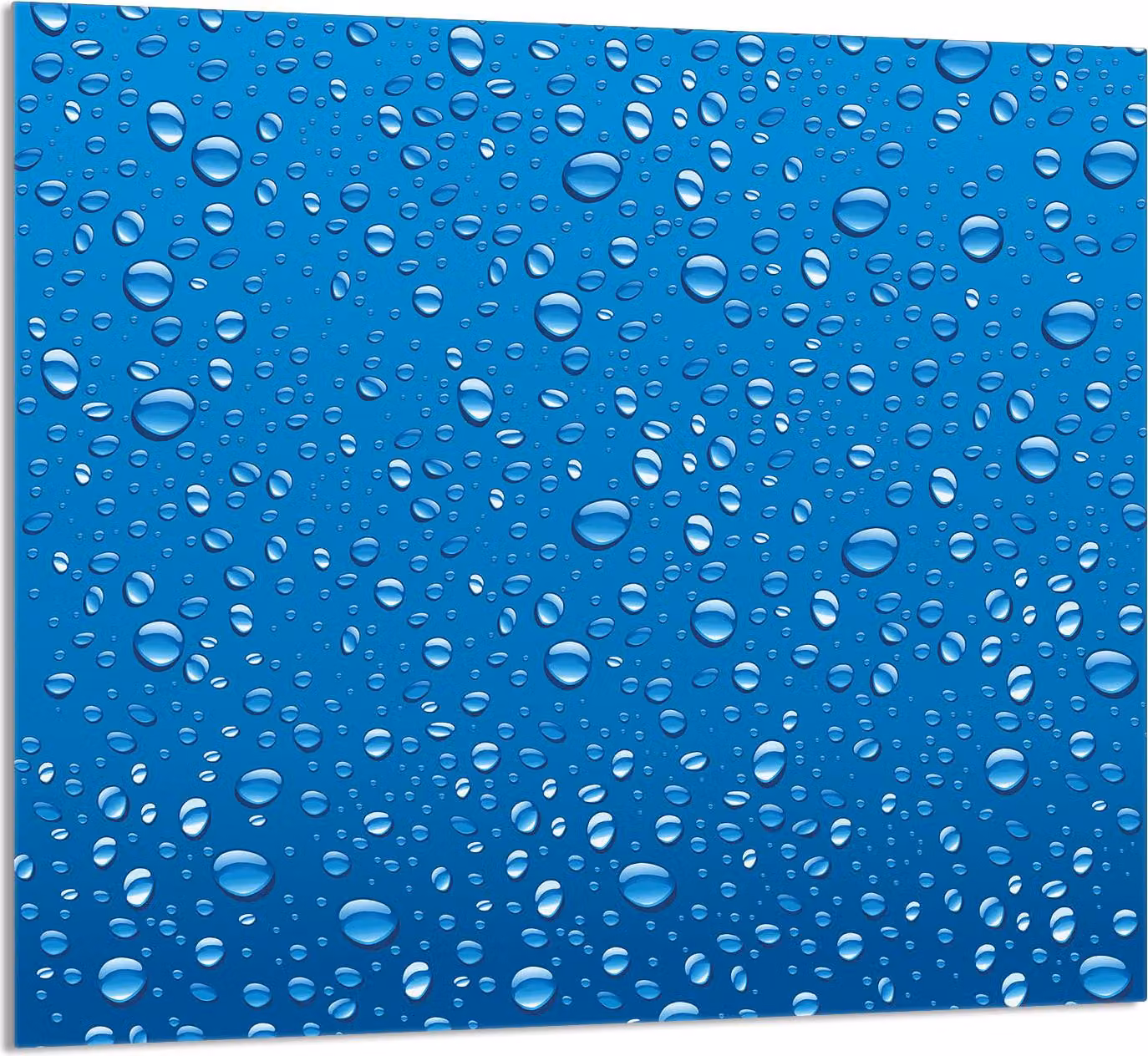 PIATTO IN VETRO PER CUCINA 65x60 gocce
