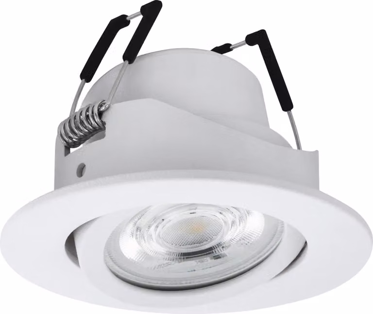 Faretto Ad Incasso Moderno Saliceto Z Alluminio Bianco Led Integrato 4,7W