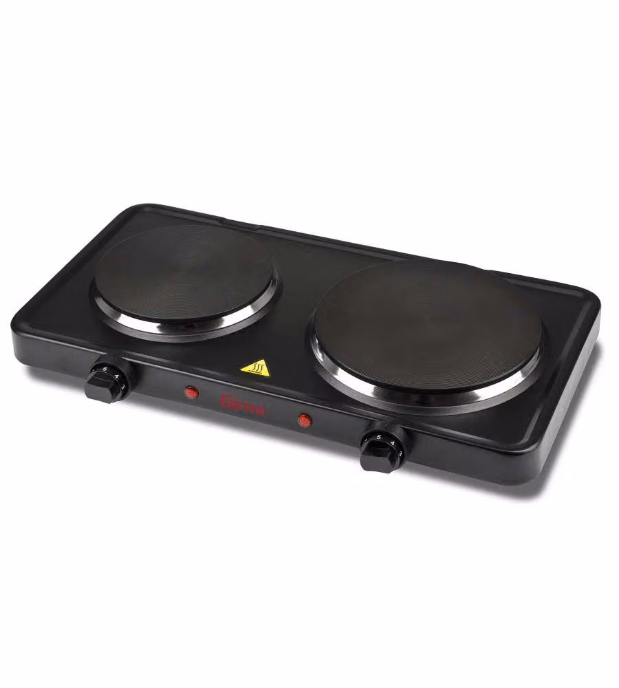 Piastra Elettrica Doppia Girmi con Piastre in Ghisa, 2500 W, Nero – 2
