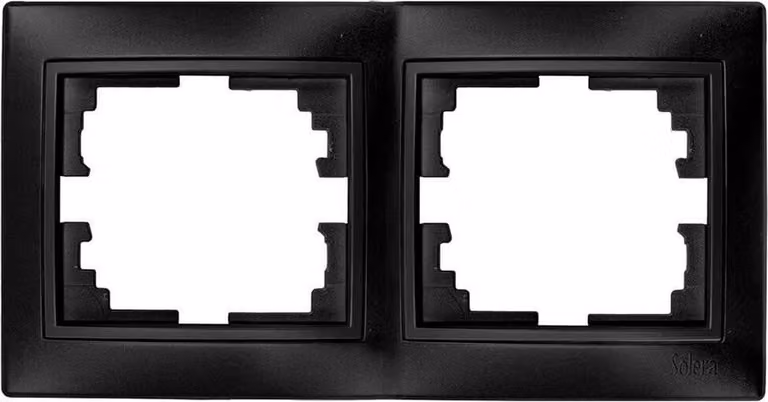 Cornice Per 2 Elementi Orizzontale Grafite 154X81X10Mm S.europa Solera