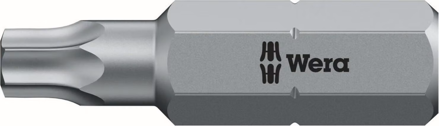 Punta da 1/4" DIN 3126 C6,3 T 6x 25 mm, resistente all'usura. Wera | 4013288030412