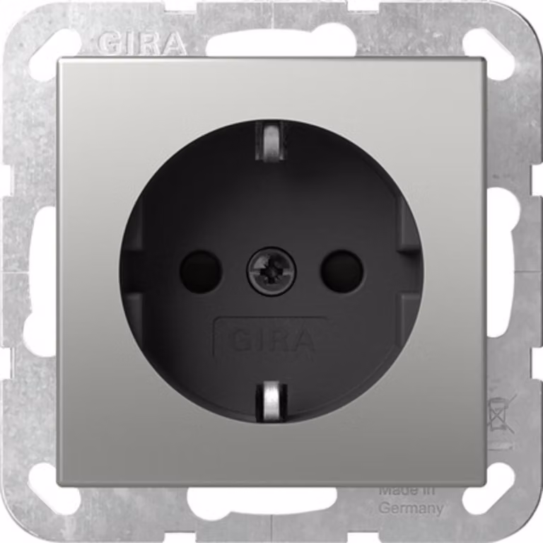 GIRA 4188600 Sistema SCHUKO 55 in acciaio inox (4188600)