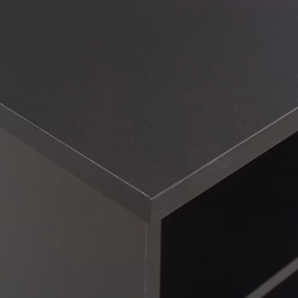 vidaXL Tavolo da bar nero 60x60x110 cm