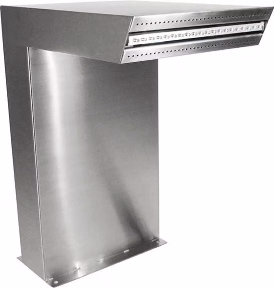 Cascata DRITTA in acciaio Inox 316L per piscina