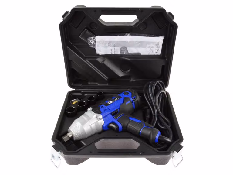Avvitatore elettrico a impulsi 1/2" 720 Nm, 450W, con accessori GEKO