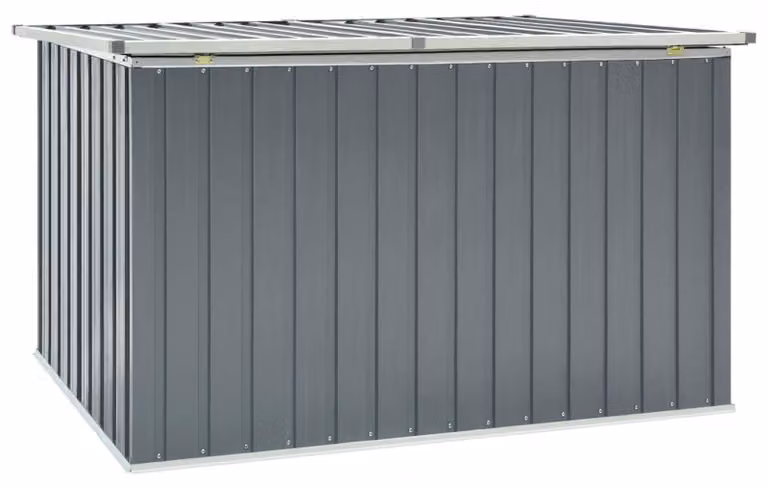 Contenitore per esterni, dimensioni 171 x 99 x 93 cm, grigio, realizzato in acciaio zincato e plastica