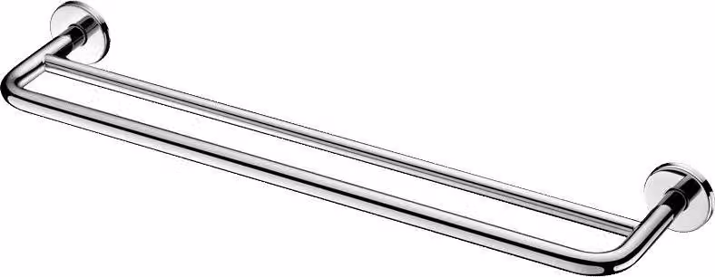 Portasciugamani Delabie 2 barre D20 L600mm, acciaio inox pol.