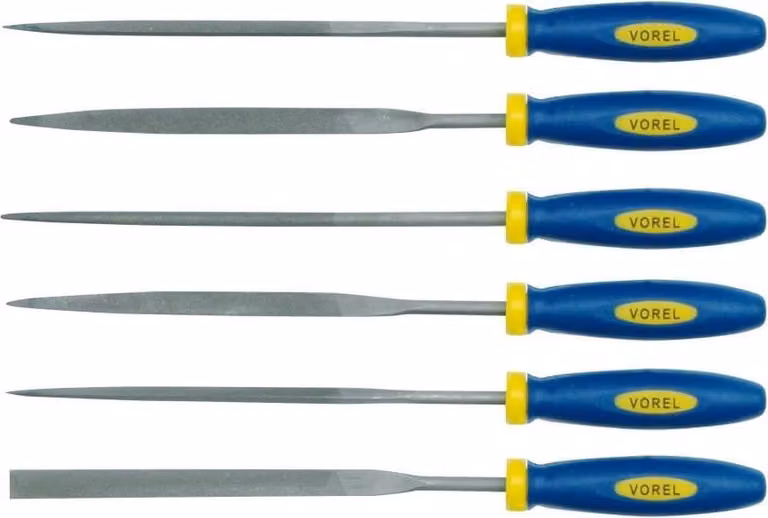 Set di lime ad ago 180 mm 6 pz VOREL
