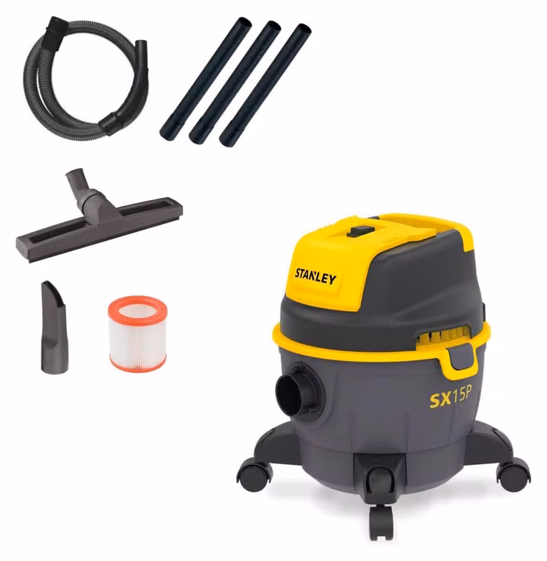 Aspirapolvere Stanley Nass e asciugacavi SXVC15PE (1000 W, 15 litri)